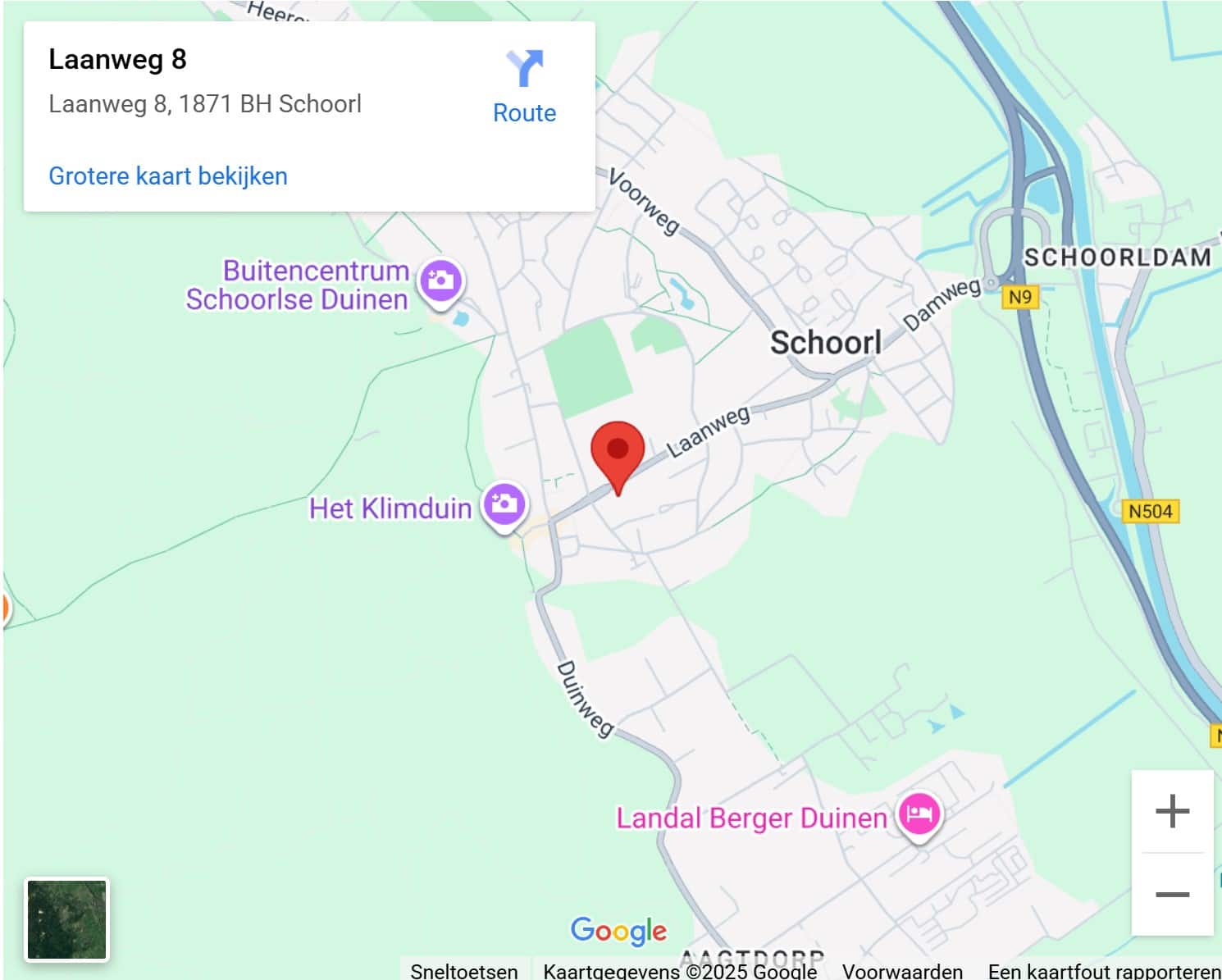 puur schoorl google maps